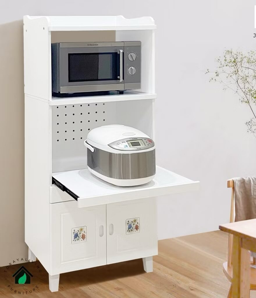 Model Lemari Dapur Minimalis Terbaru Nuansa Putih Berukuran Kecil