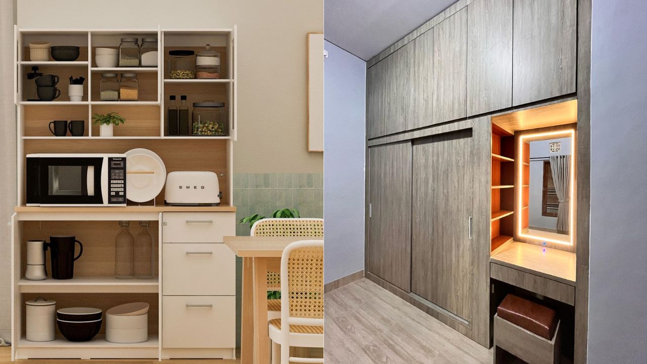 Model lemari dapur minimalis terbaru
