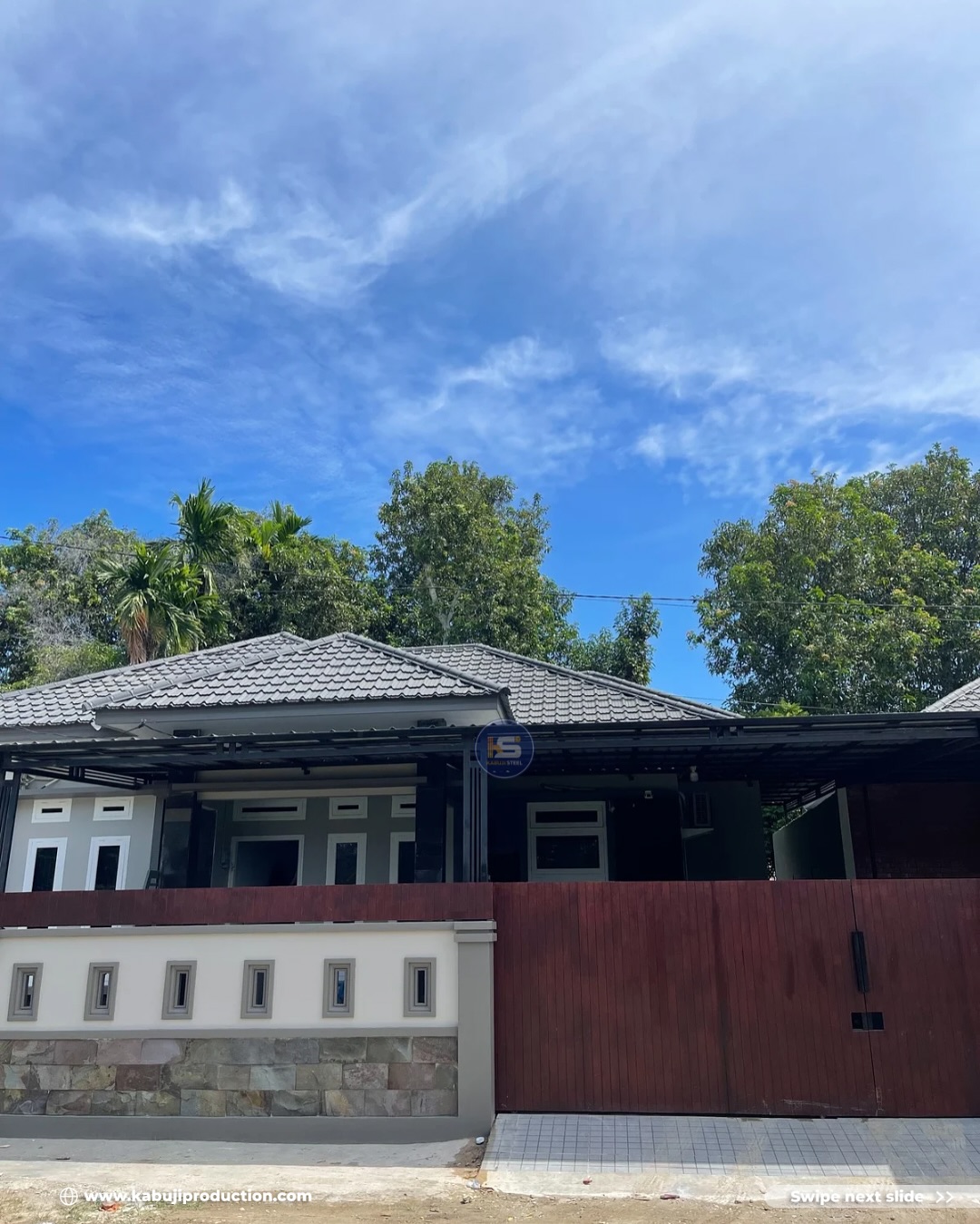 Pagar Halaman Rumah dari Material Conwood