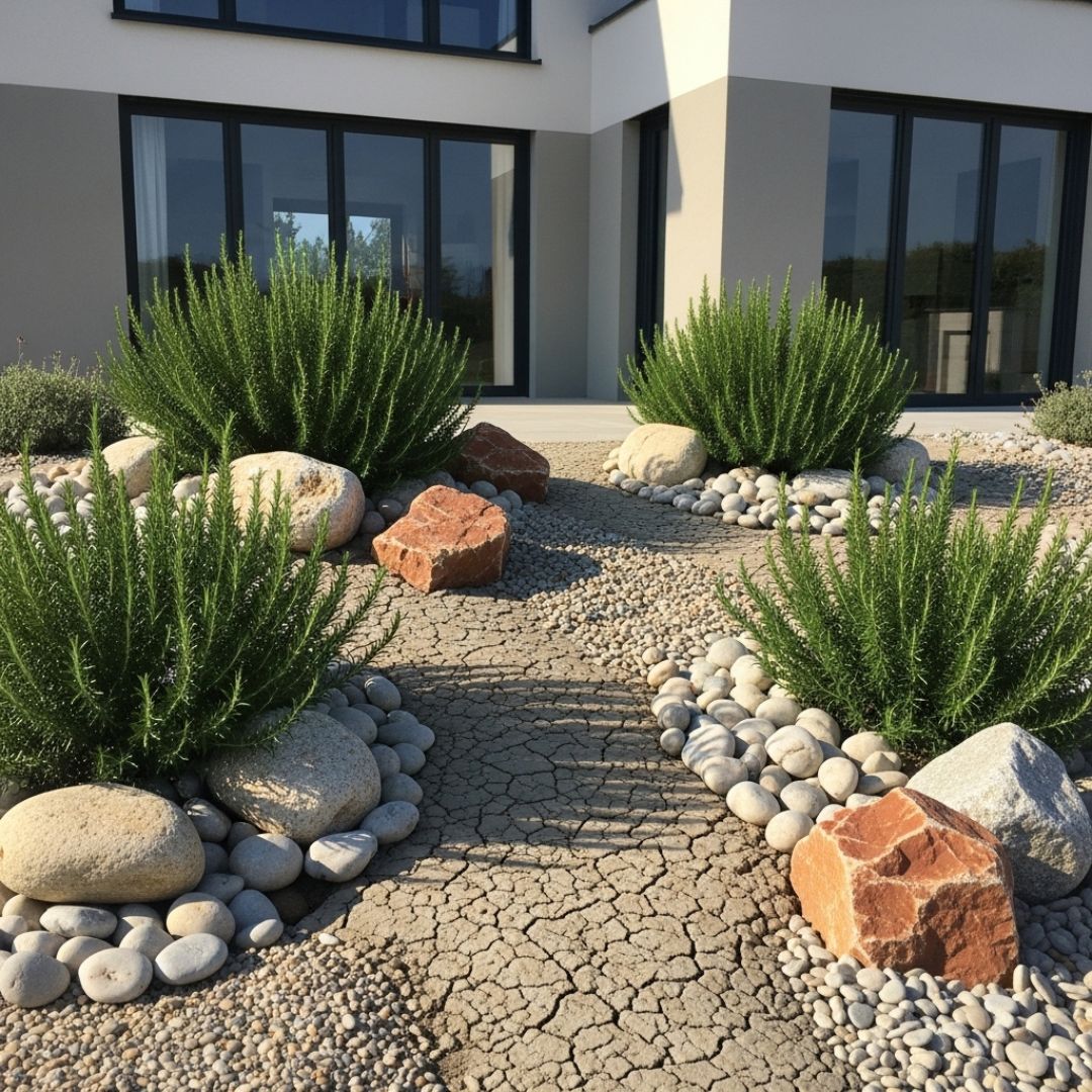 Rosemary di Taman Batu (Rock Garden)