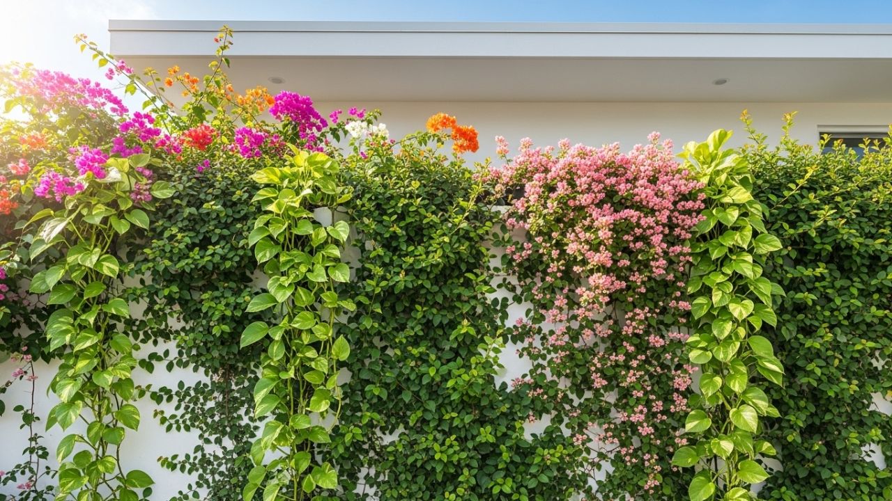 Tanaman merambat di tembok