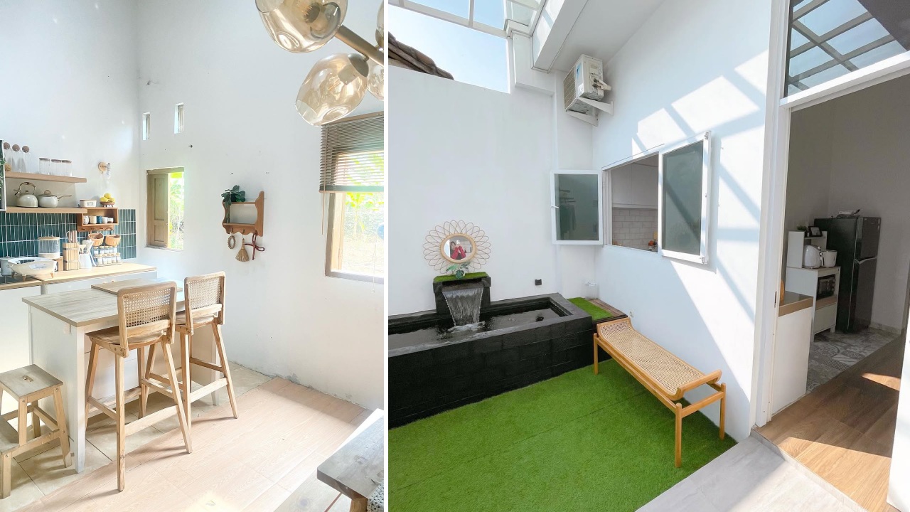 desain dapur di lantai 2