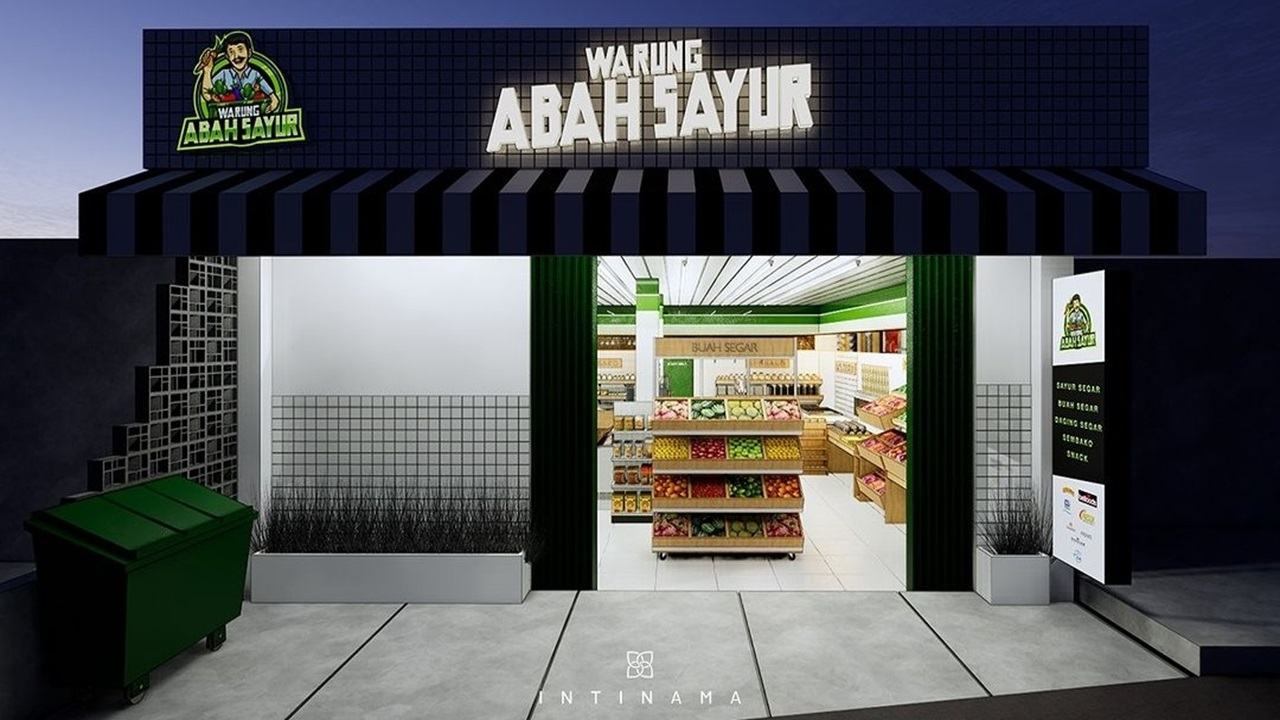 desain warung sayuran di rumah