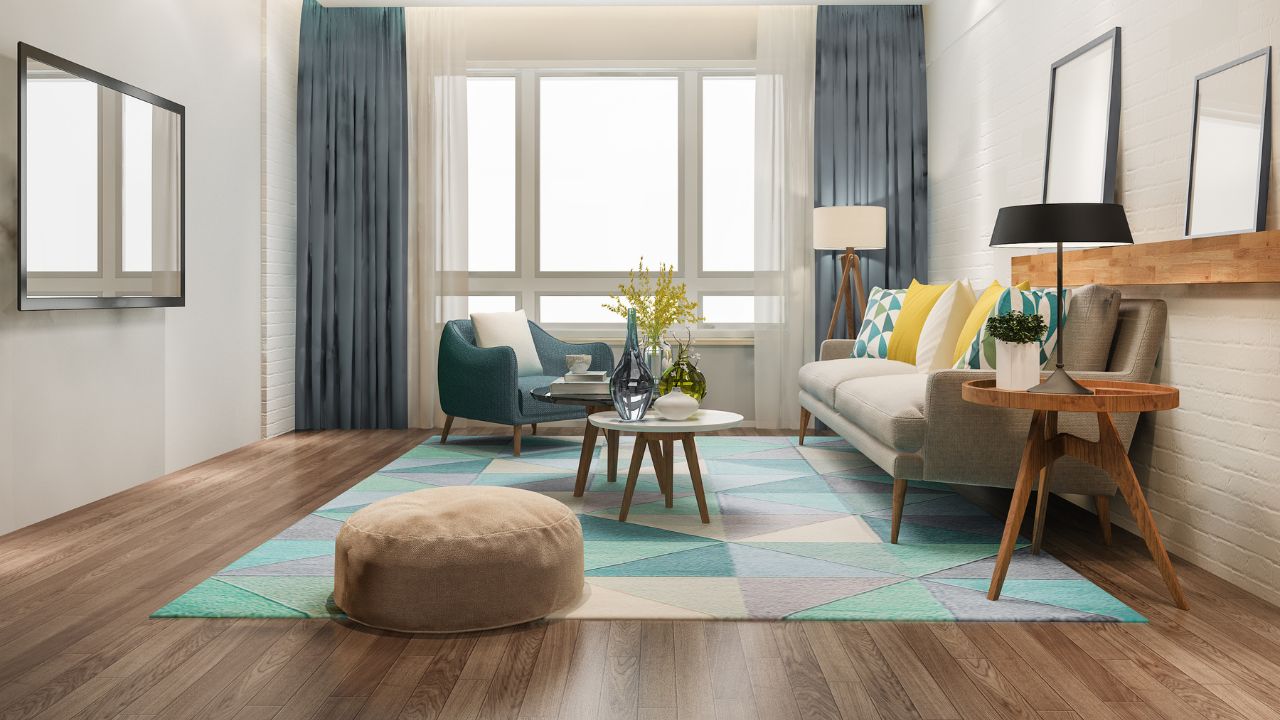 motif keramik lantai ruang tamu