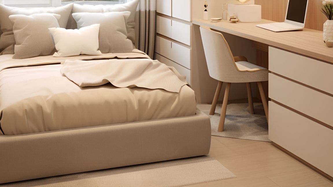 rekomendasi warna keramik kamar tidur agar terlihat luas