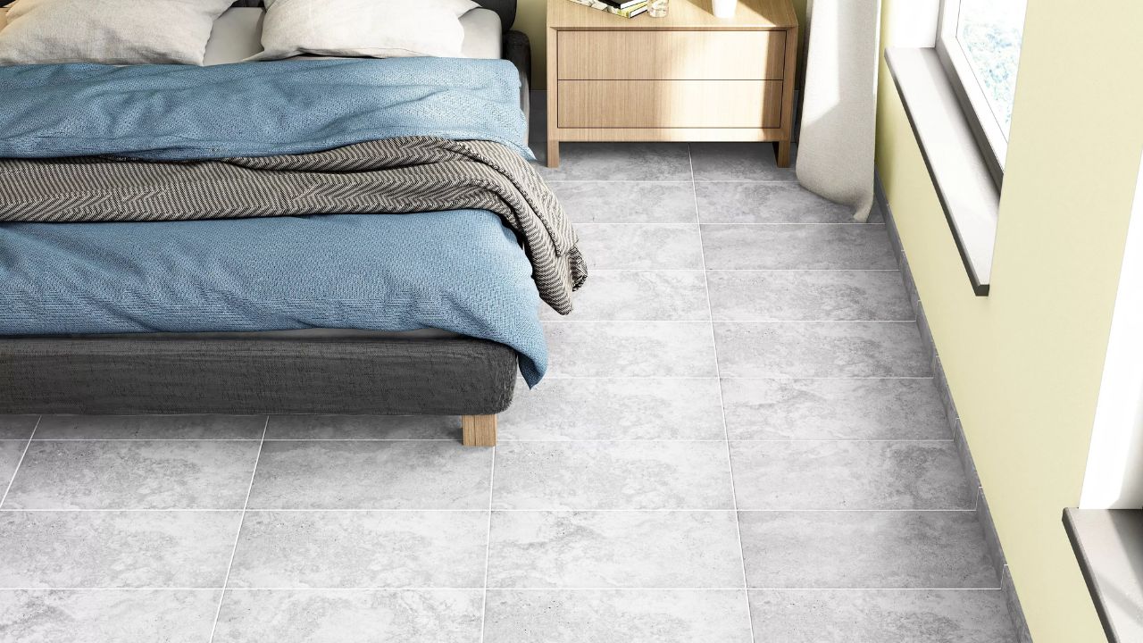 warna keramik kamar tidur abu-abu