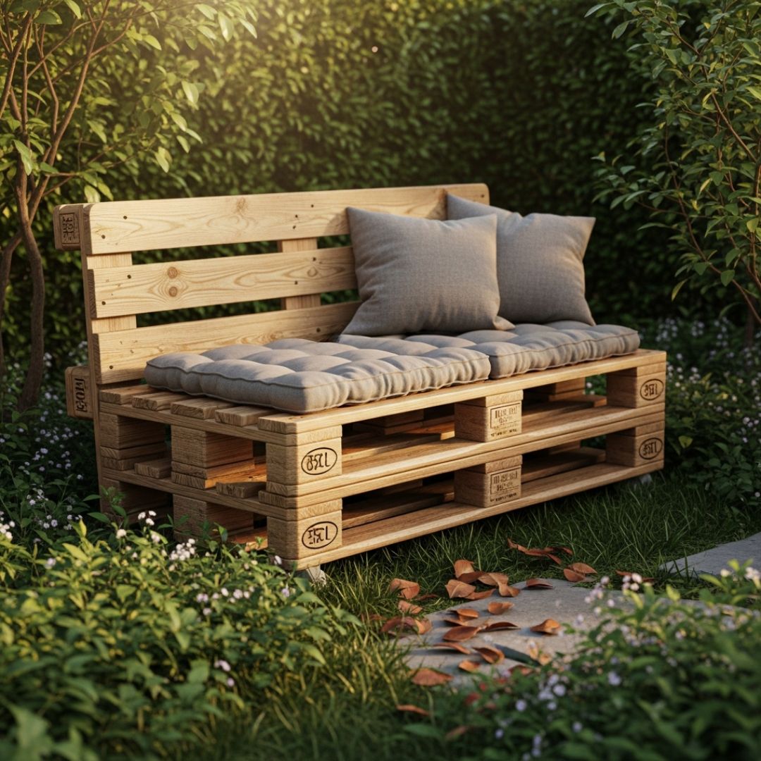 1. Kursi Taman Kayu Palet