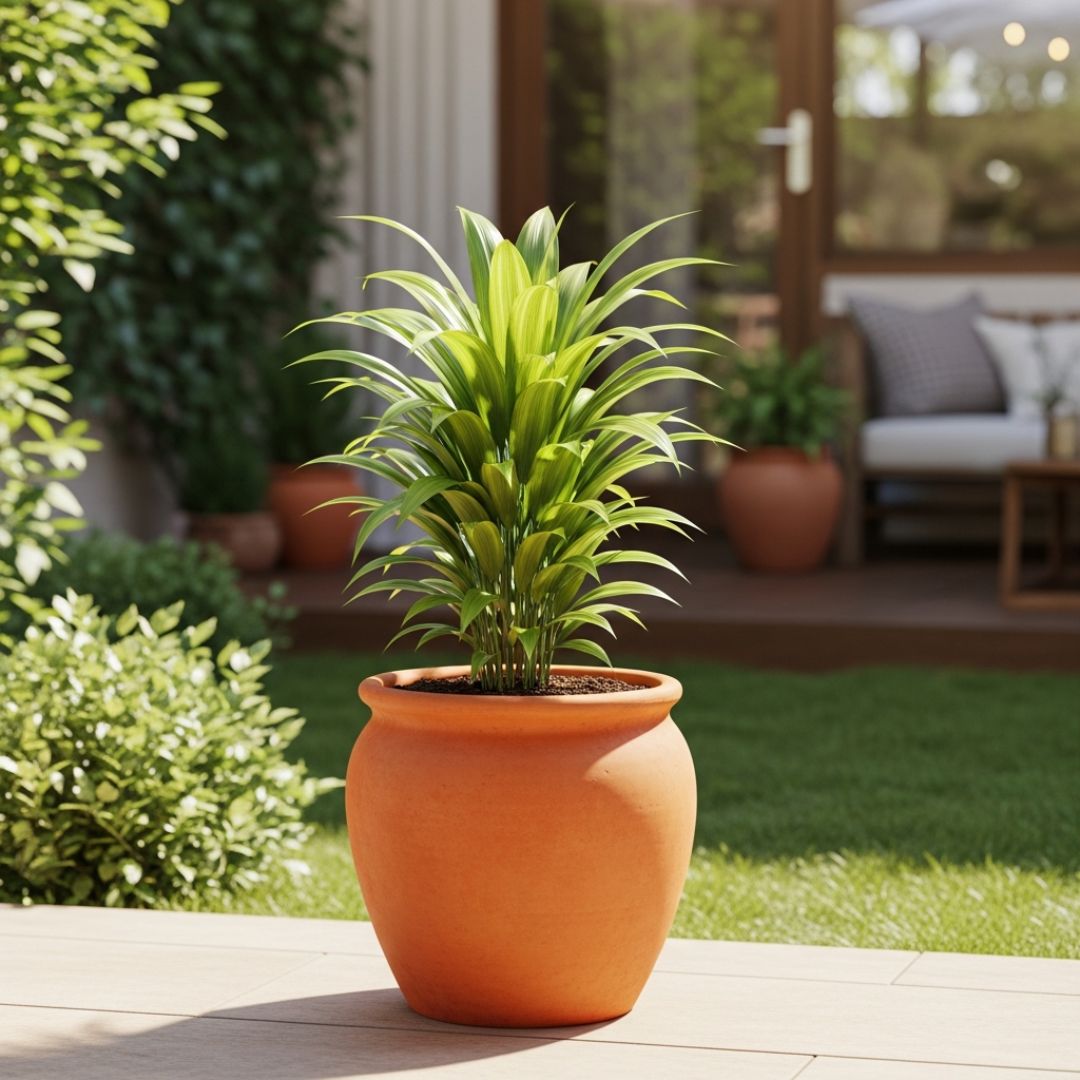 1. Pot Tanaman Hias dari Terakota