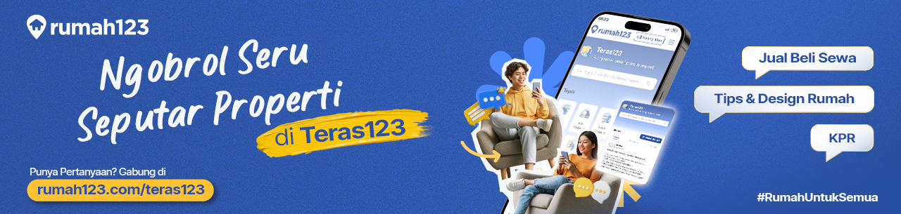 desain ruang keluarga dan dapur tanpa sekat