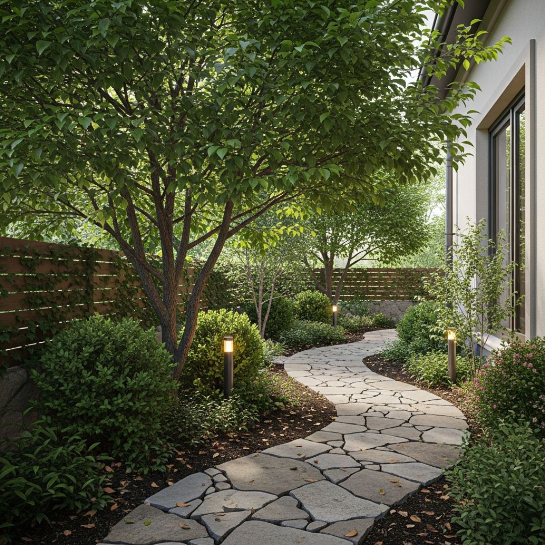 6. Taman Teduh di Samping Rumah