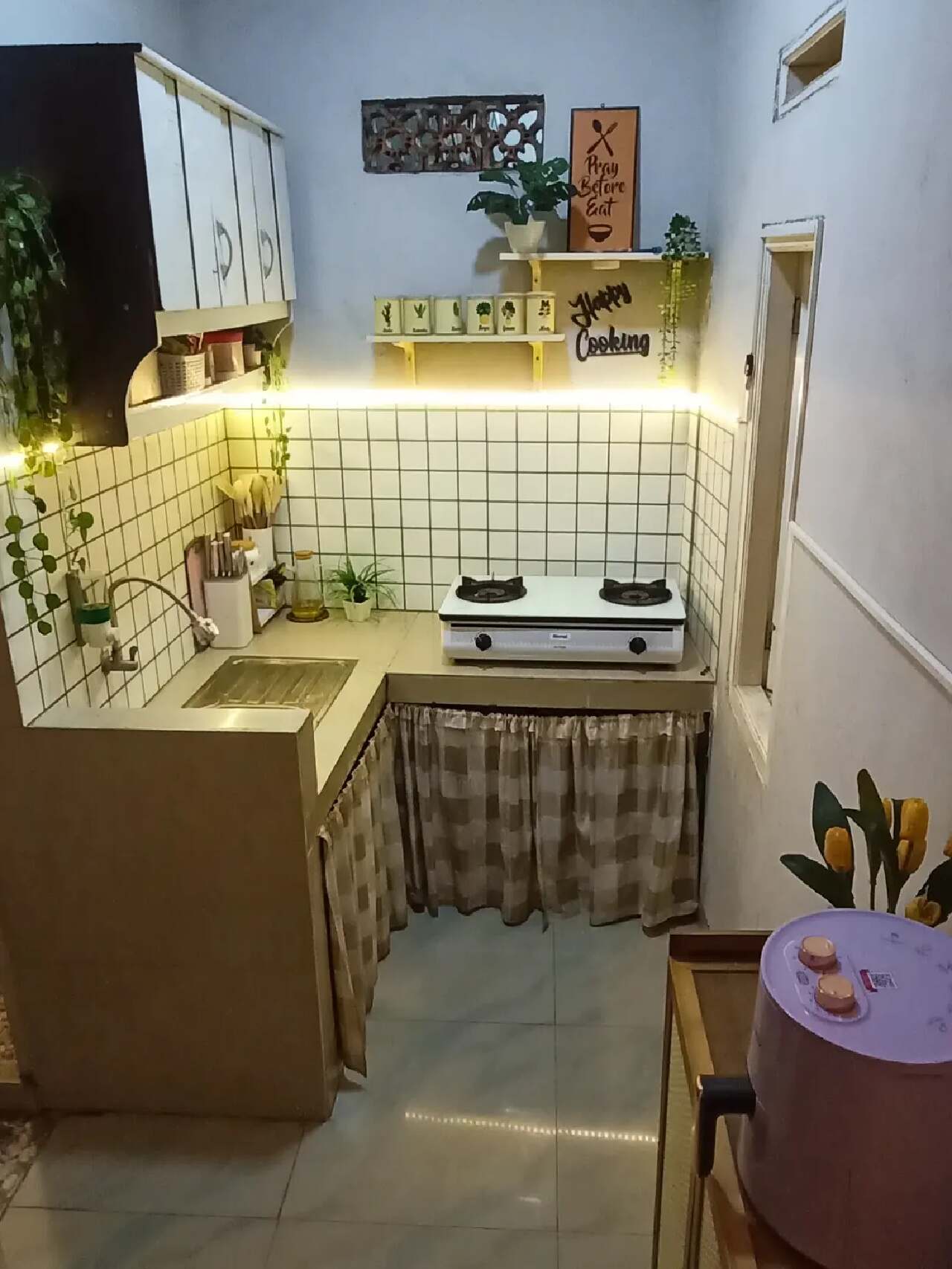 Contoh Desain Dapur 1x3 Meter Sederhana
