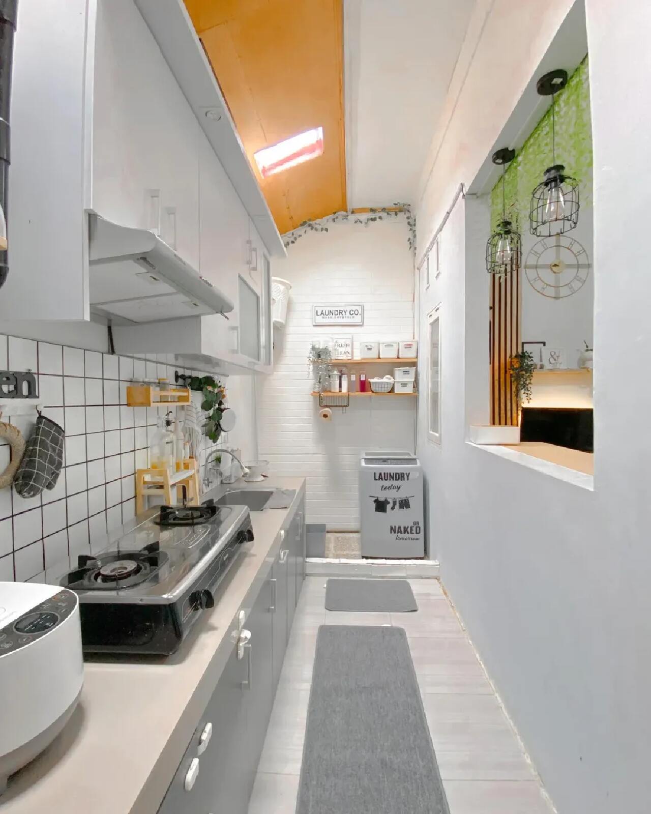 Desain Dapur Sempit Memanjang