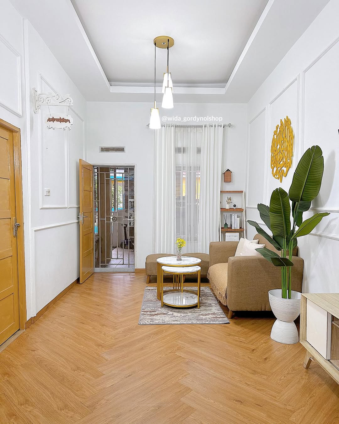 dekorasi ruang tamu aesthetic