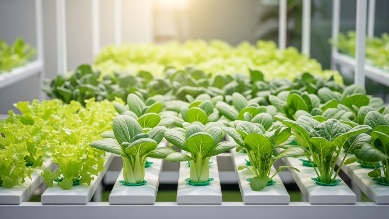 Tanaman hidroponik di rumah