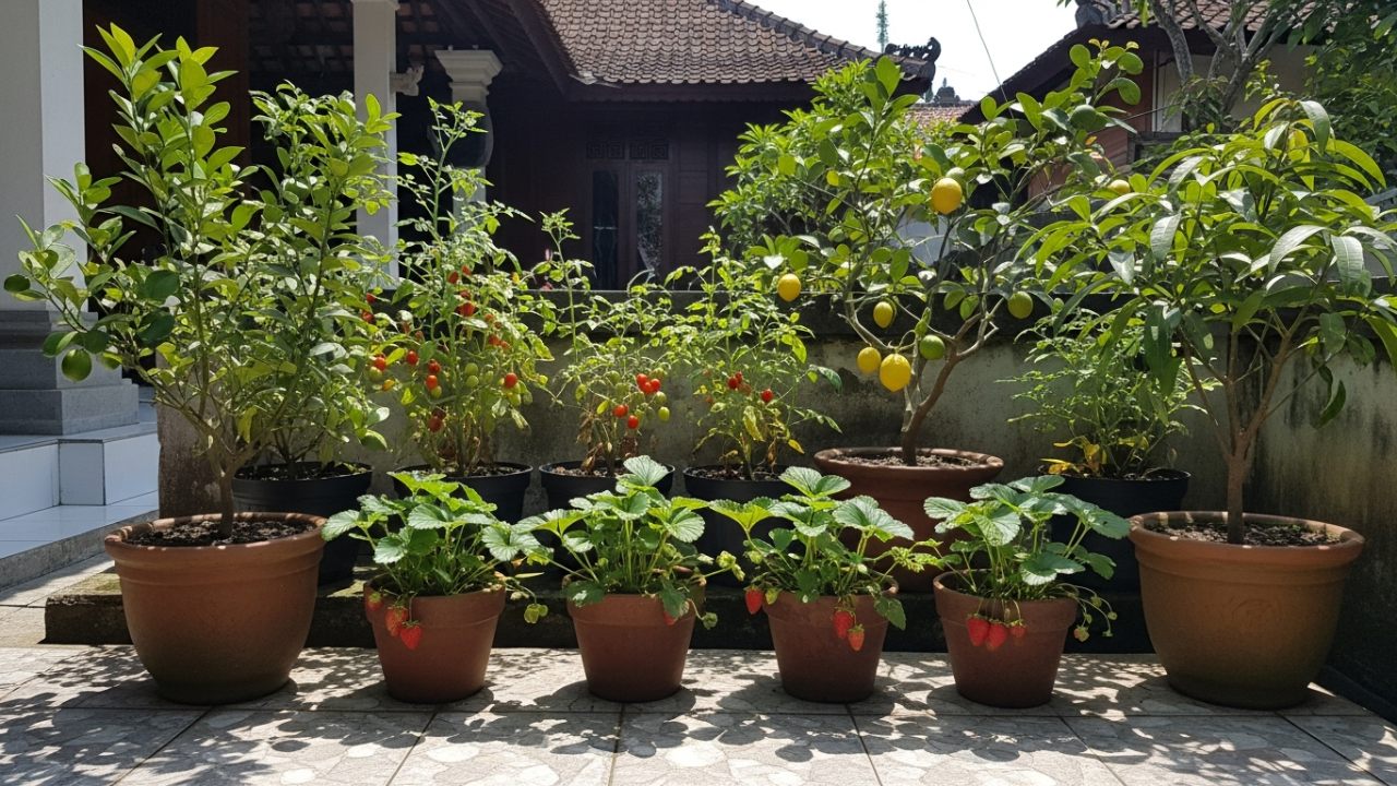 5 Tanaman Buah dalam Pot yang Mudah Ditanam dan Cepat Berbuah