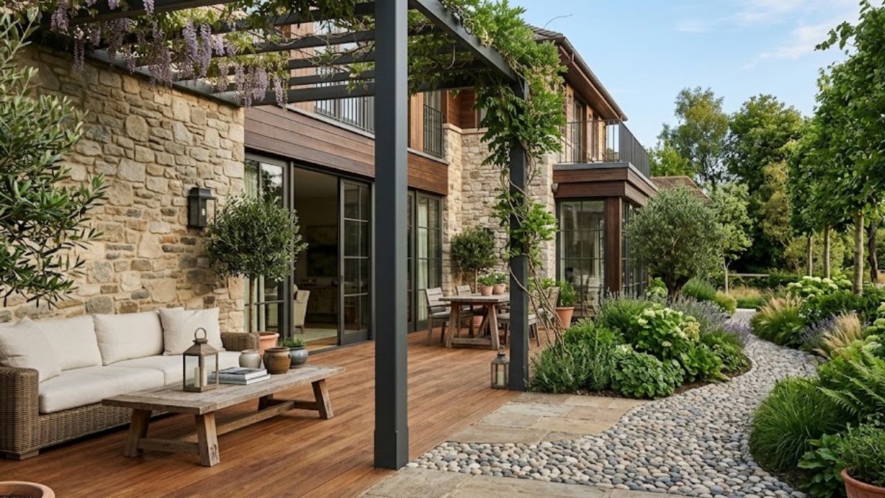4. Model Teras Rumah Klasik Modern Unik
