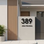 7 Ide Desain Nomor Rumah yang Unik tapi Tetap Estetik