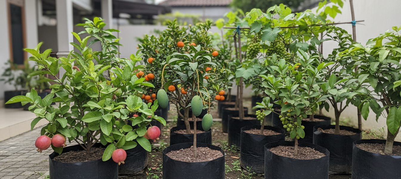 7 Tanaman Buah yang Bisa Ditanam di Polybag, Praktis Buat di Rumah
