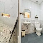 5 Inspirasi Anti Licin Keramik Kamar Mandi Motif Batu yang Elegan