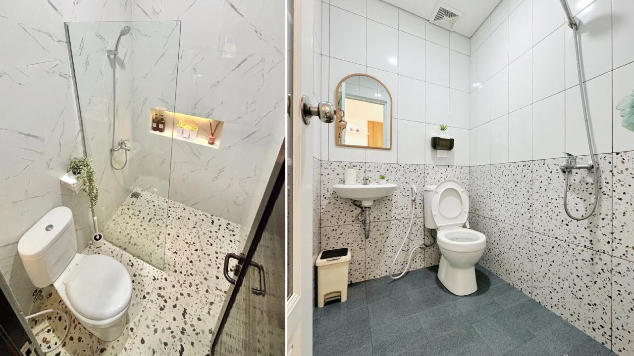 5 Inspirasi Anti Licin Keramik Kamar Mandi Motif Batu yang Elegan