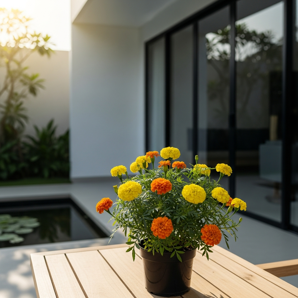 bunga marigold pengusir nyamuk bunga marigold pengusir nyamuk