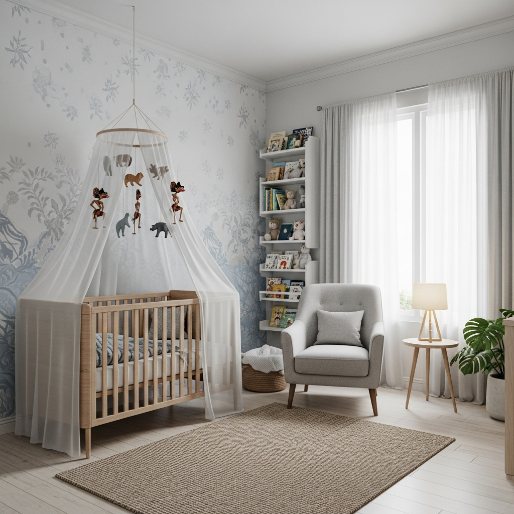 desain kamar bayi laki laki