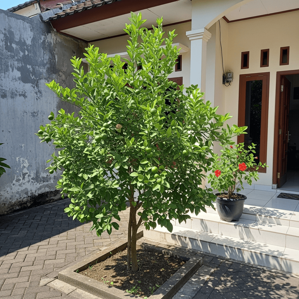 tanaman buah yang cocok ditanam di depan rumah, jeruk