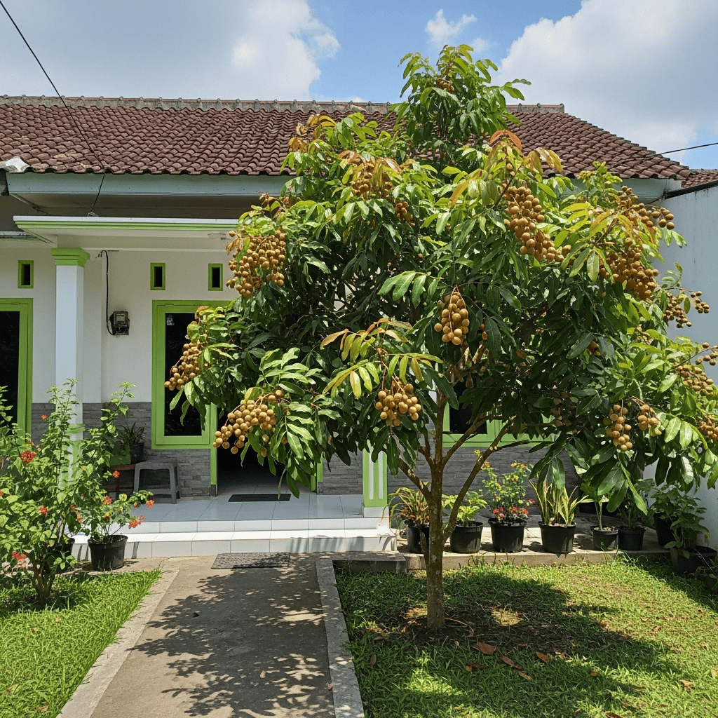 tanaman klengkeng kateki cocok di depan rumah tanaman klengkeng kateki cocok di depan rumah
