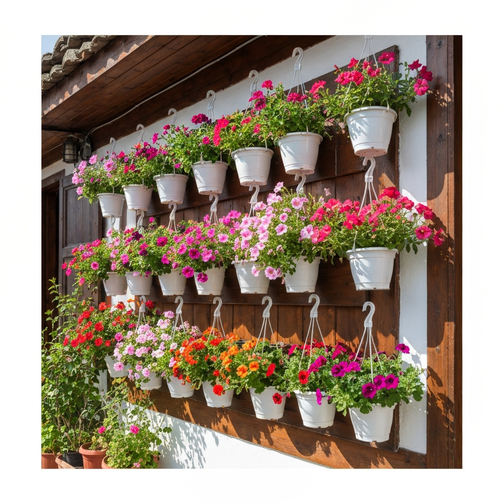 3. Taman Vertikal di Dinding Rumah