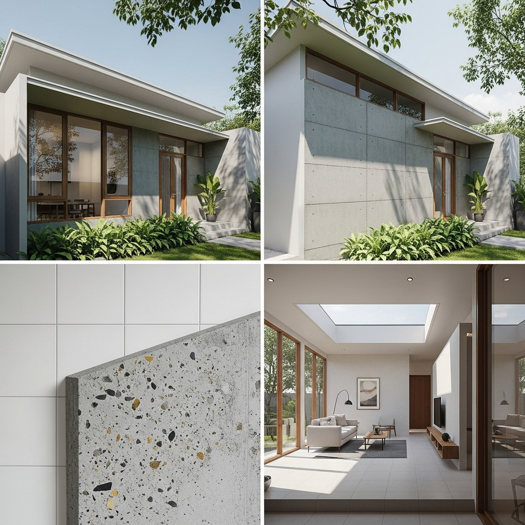 6. Rumah dengan Material Tahan Air dan Lembap