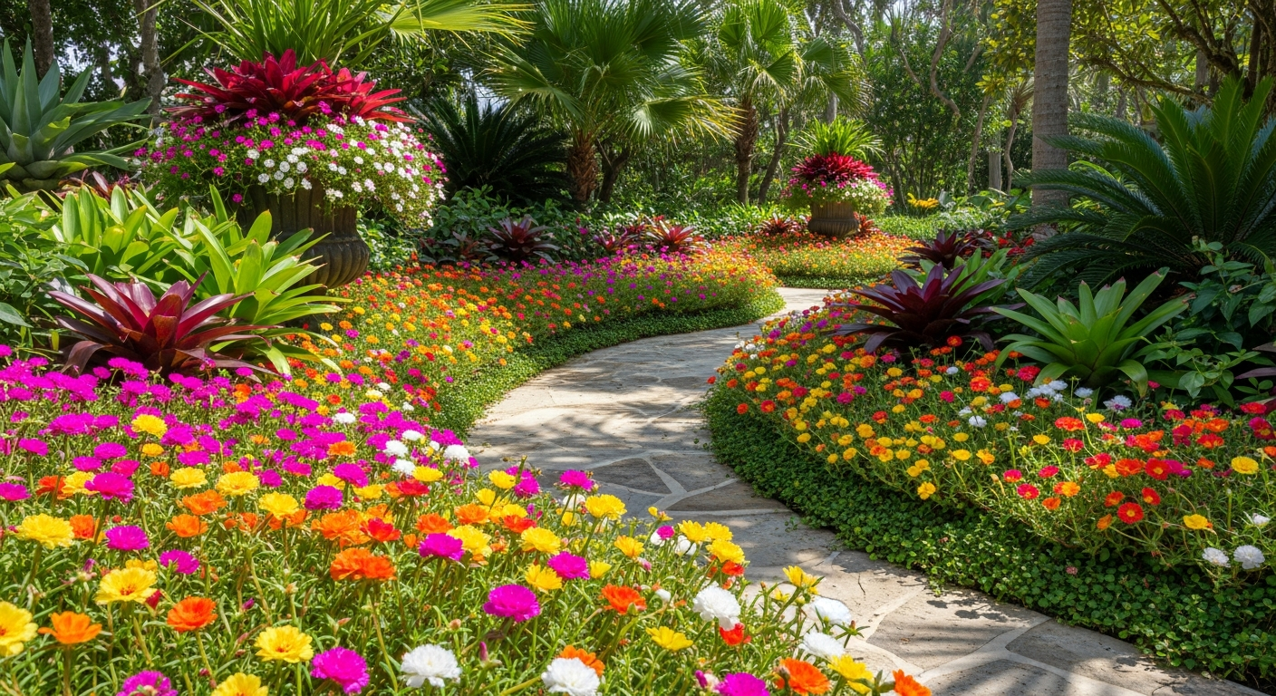 7 Inspirasi Desain Taman Bunga Krokot untuk Pekarangan Rumah