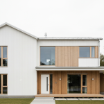 8 Inspirasi Fasad Rumah Scandinavian 2 Lantai yang Memukau