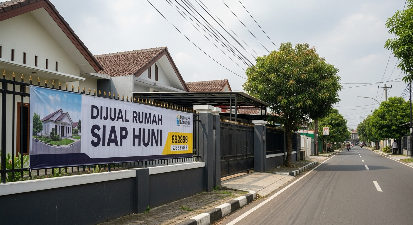 4 Cara Membuat Spanduk Agen Properti yang Menarik & Contoh Desainnya