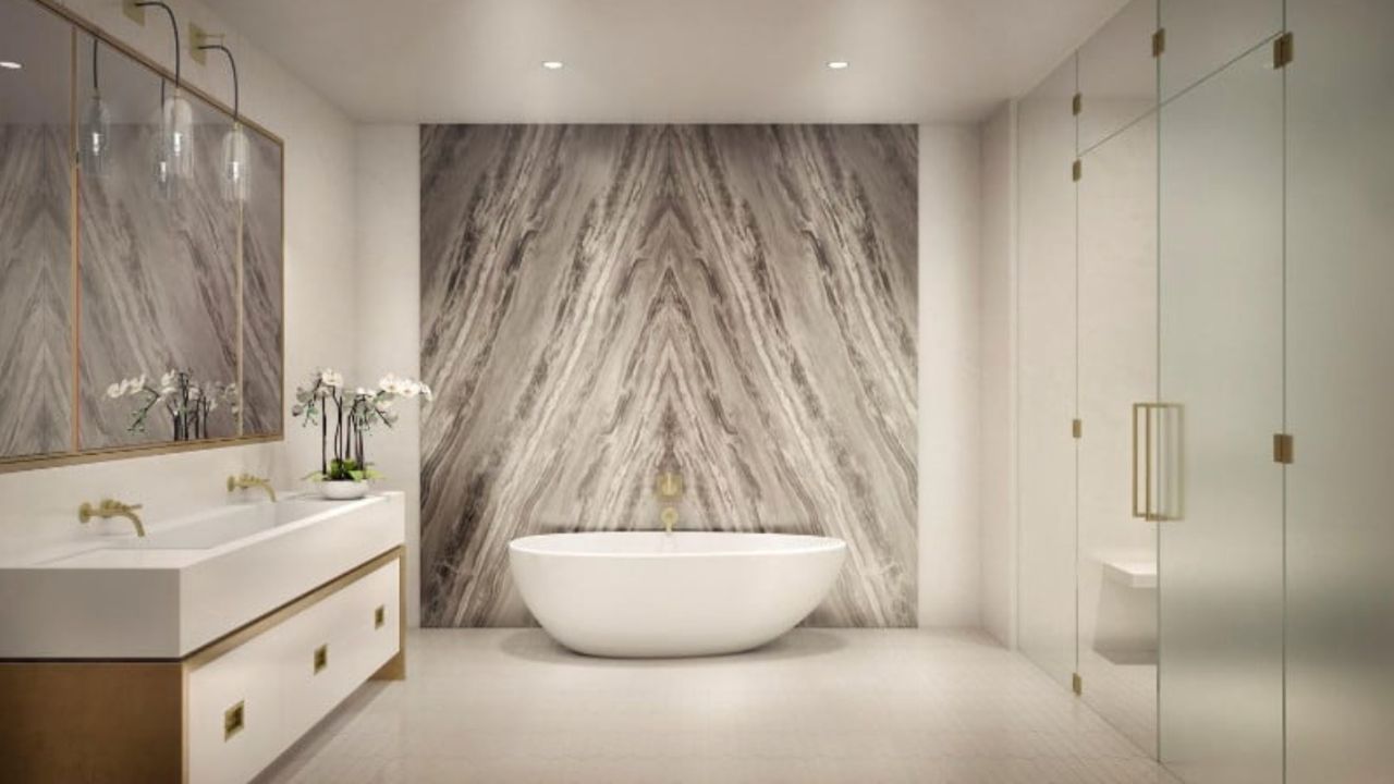 Warna Cat Kamar Mandi Beige Estetik