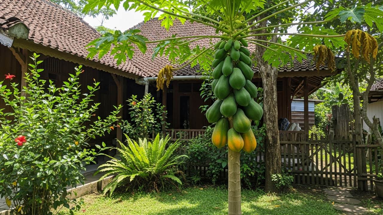 6 Jenis Pohon Pepaya yang Cocok untuk Ditanam di Rumah