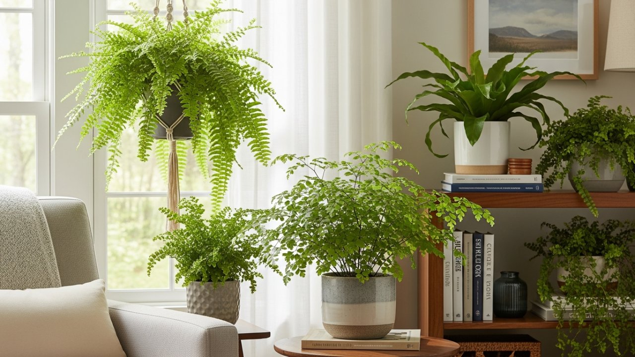5 Jenis Tumbuhan Paku untuk Hiasan Rumah