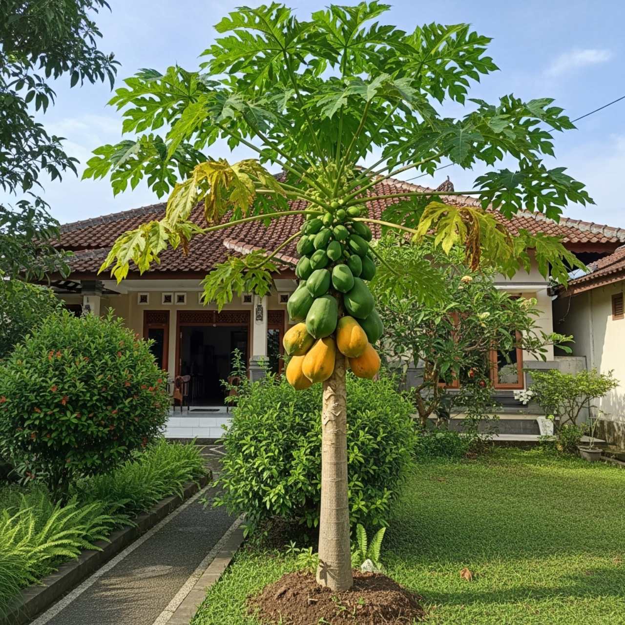 Desain ruang Keluarga menyatu dengan ruang makan