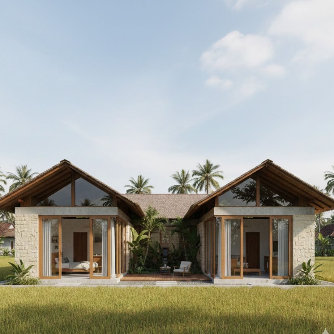 1. Desain Rumah dengan Konsep Inner Courtyard