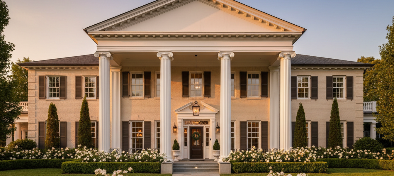 5 Inspirasi Desain Rumah American Classic, Hunian Elegan yang Awet Tren