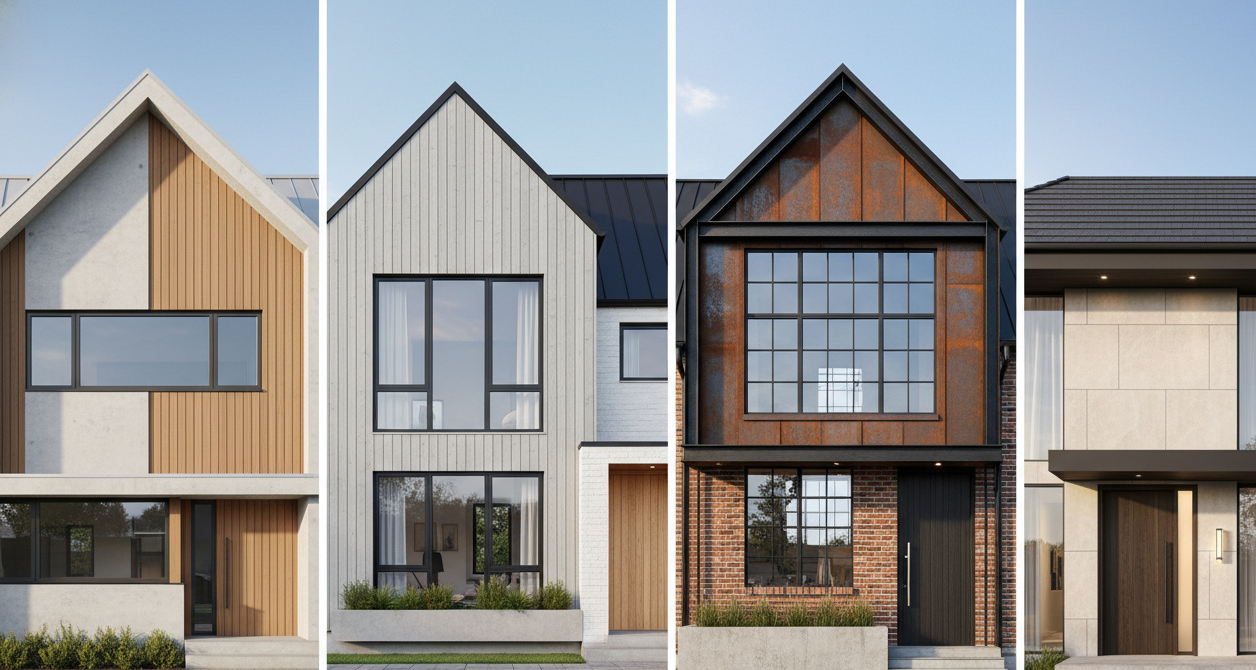 5 Inspirasi Desain Fasad Rumah Atap Pelana, Bikin Hunian Tak Monoton