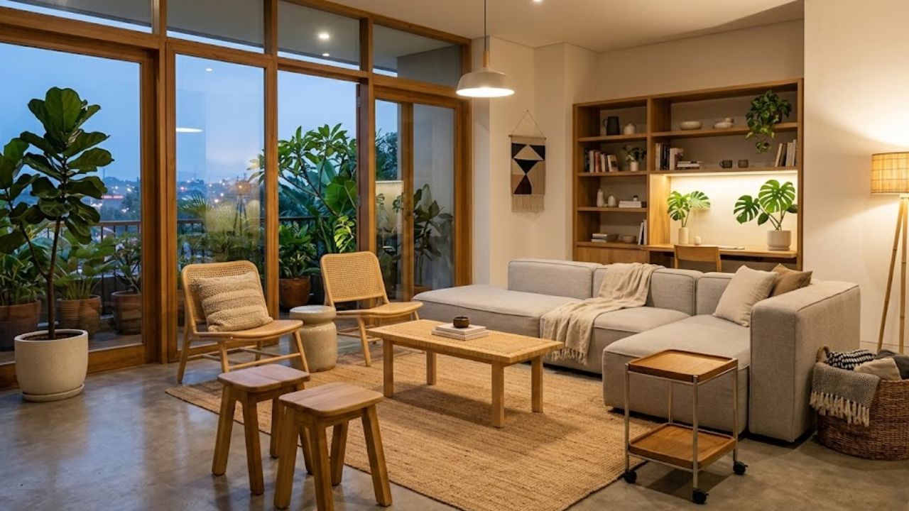 Tata Letak Fleksibel dengan Furnitur Ringan