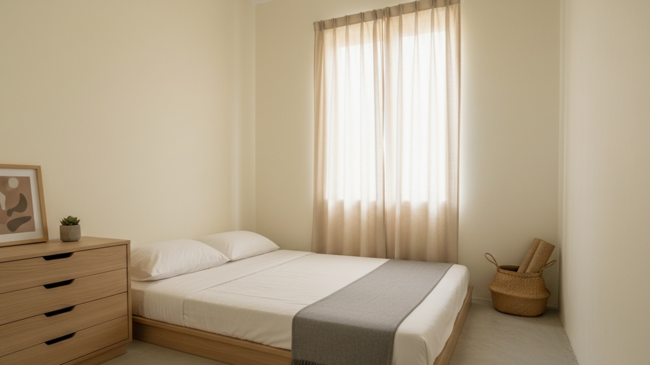 5 Desain Kamar 3x4 Kasur Lantai Layout Maksimal