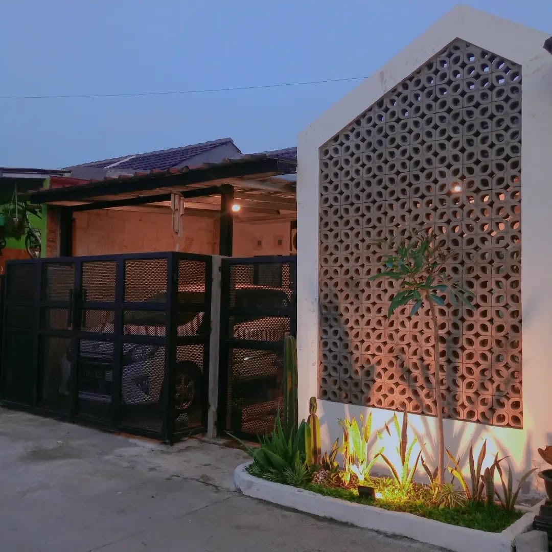 fasad rumah subsidi estetik