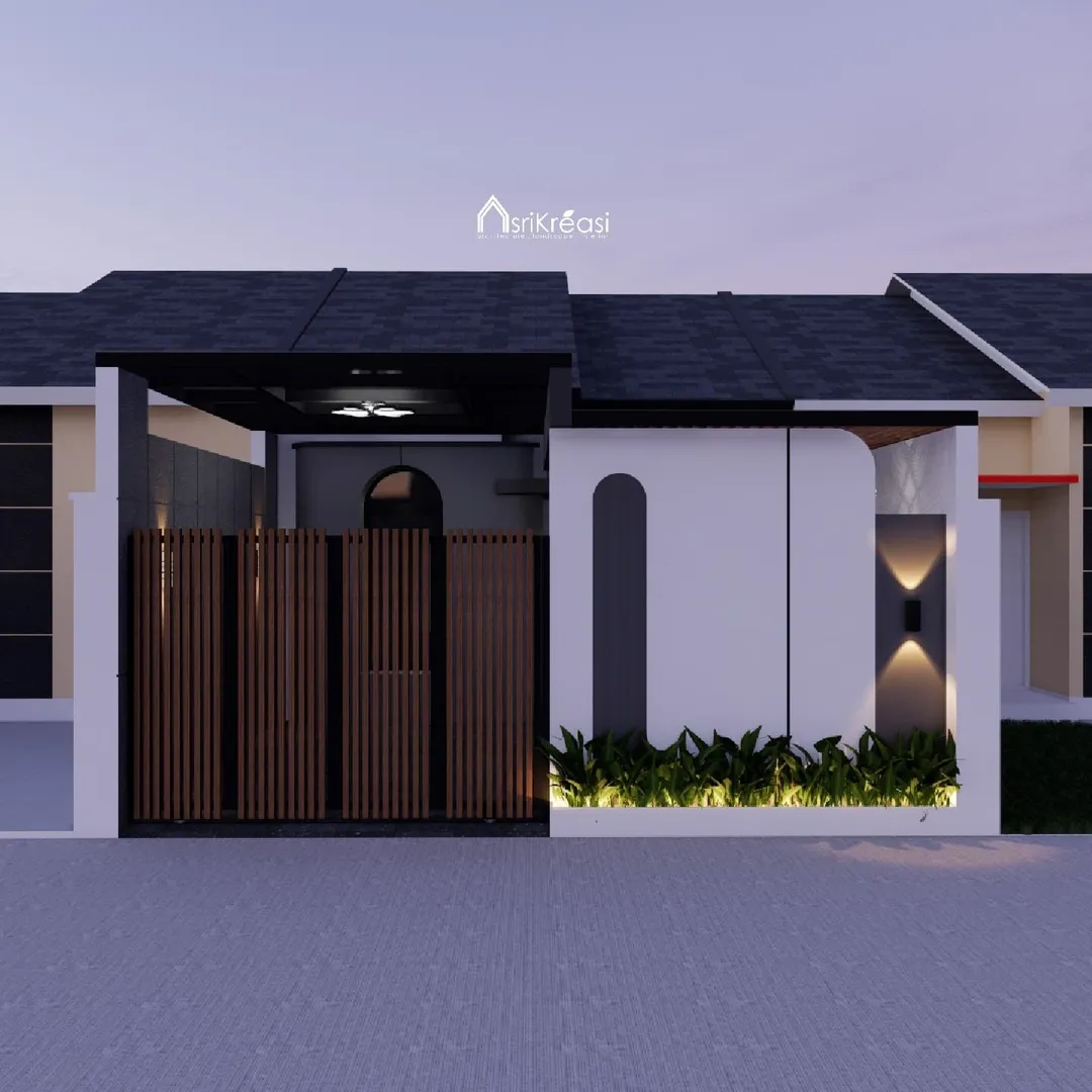 fasad rumah subsidi estetik