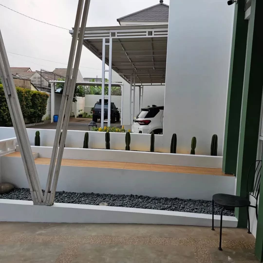 halaman rumah tanpa pagar