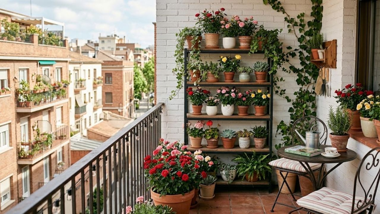 2. Balkon Rumah atau Apartemen