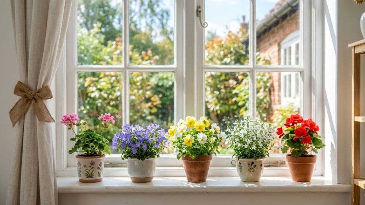 3. Menghiasi Ambang Jendela