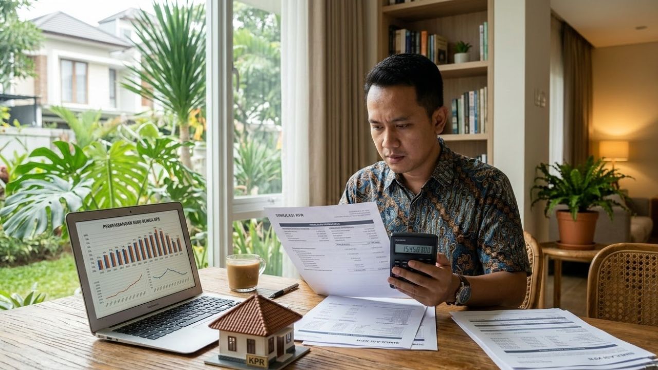 Menghitung cicilan KPR saat suku bunga turun
