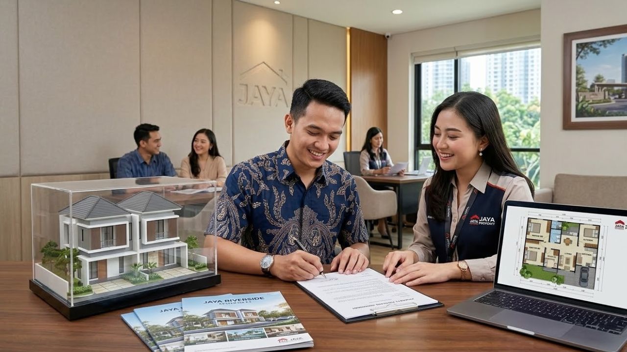 Pembeli properti mendapatkan promo early bird dari developer