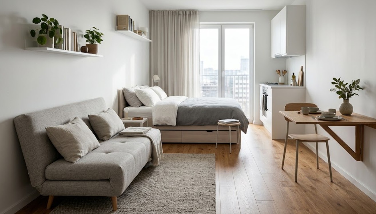 3. Investasi pada Furnitur Multifungsi dan Berkaki